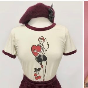Mischief Made Pin Up Rockabilly Tee